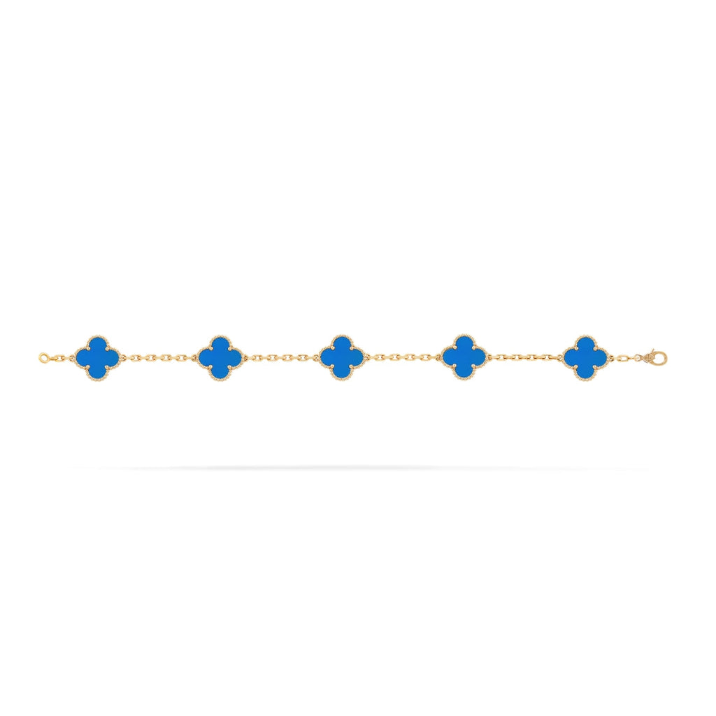 CLOVER | Armband Blau