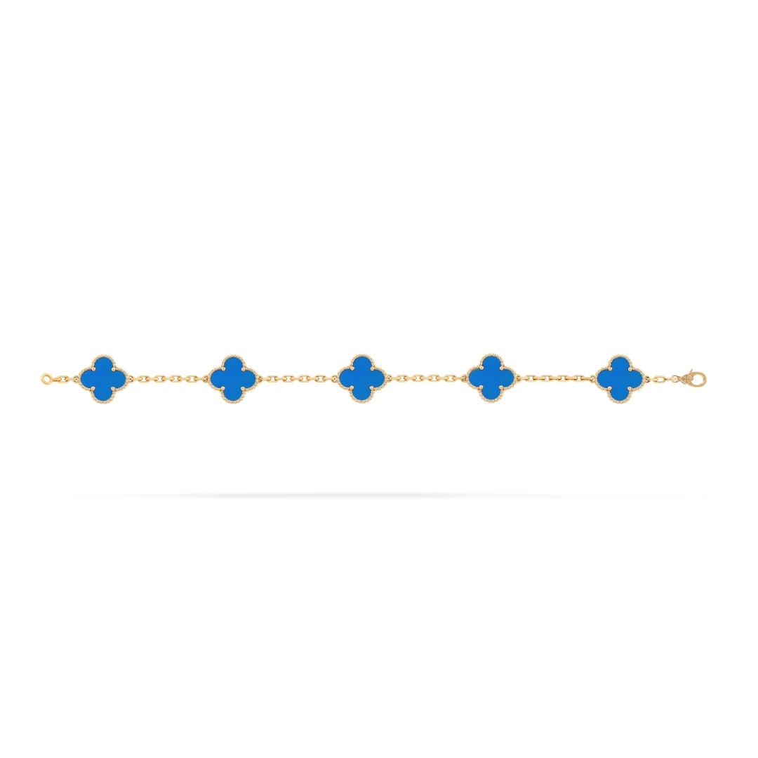 CLOVER | Armband Blau
