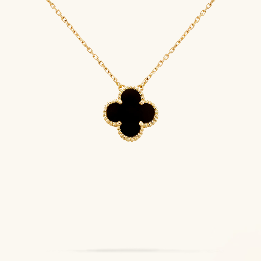 CLOVER | Halskette Schwarz