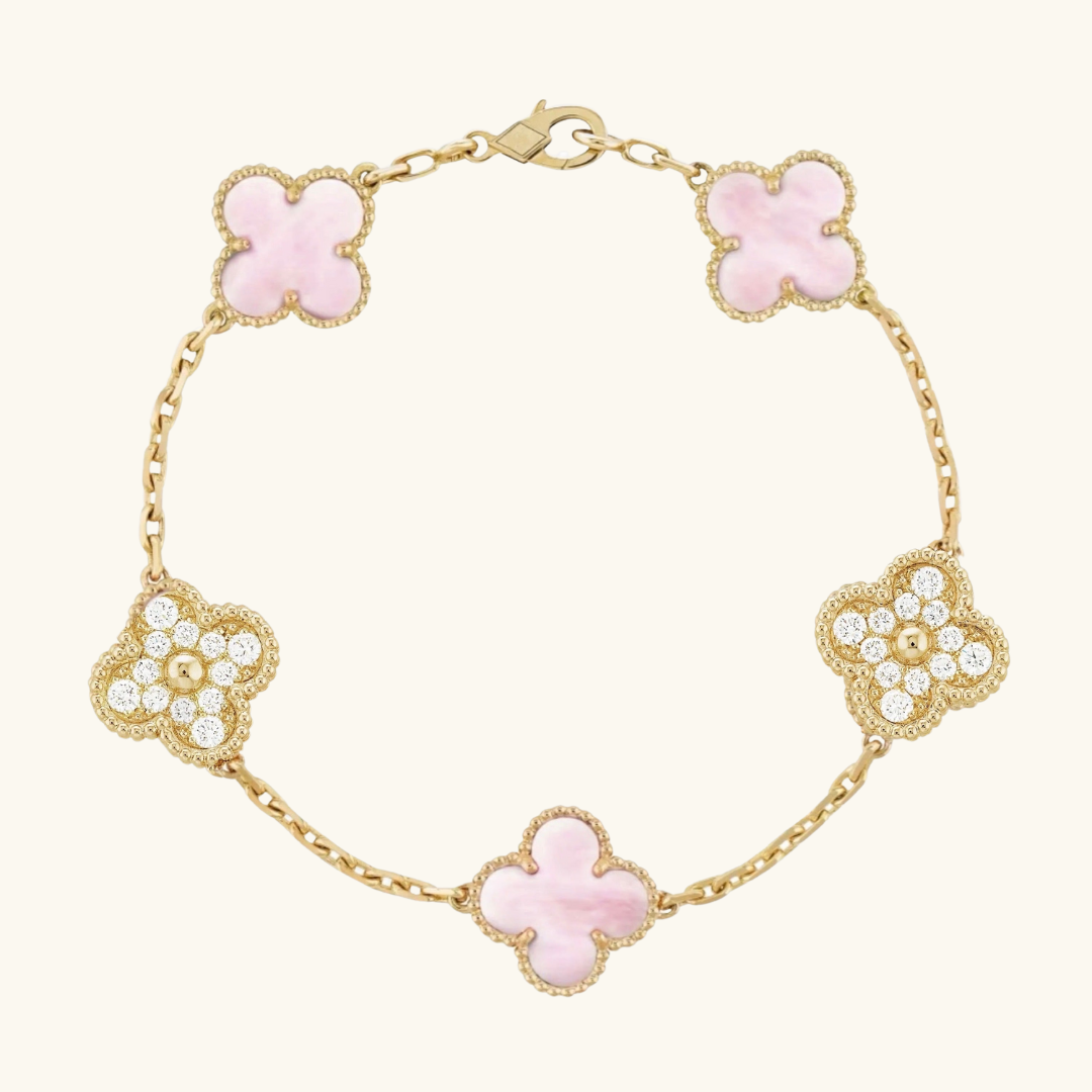 CLOVER | Armband Golden Pink Prestige