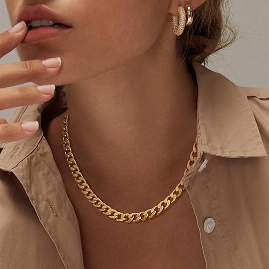 Halskette – Kräftige Cuban-Link-Kette