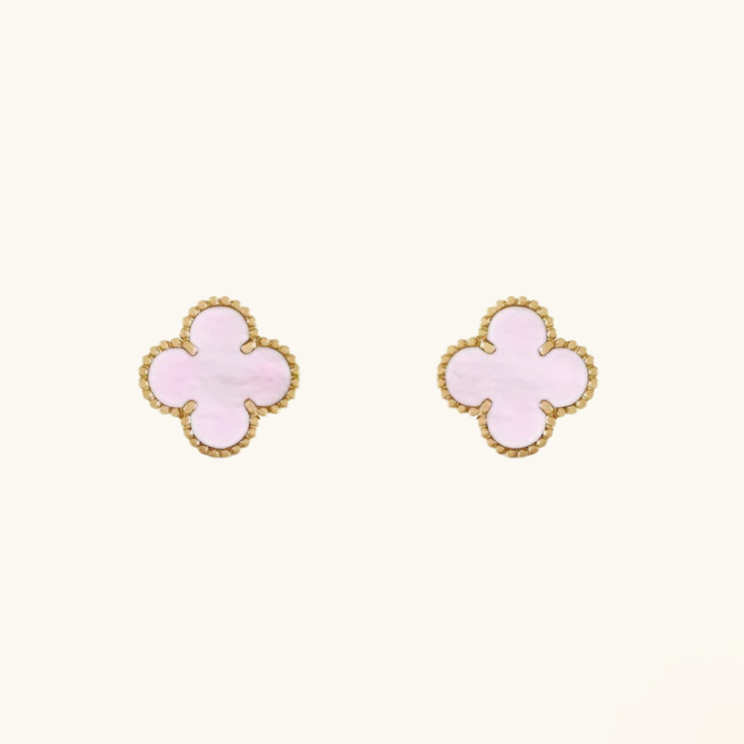 CLOVER | Ohrringe Pink