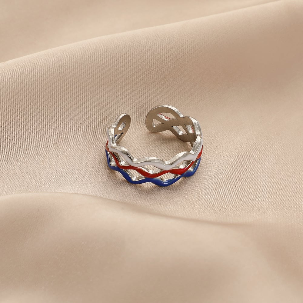 Eleganter Edelstahlring