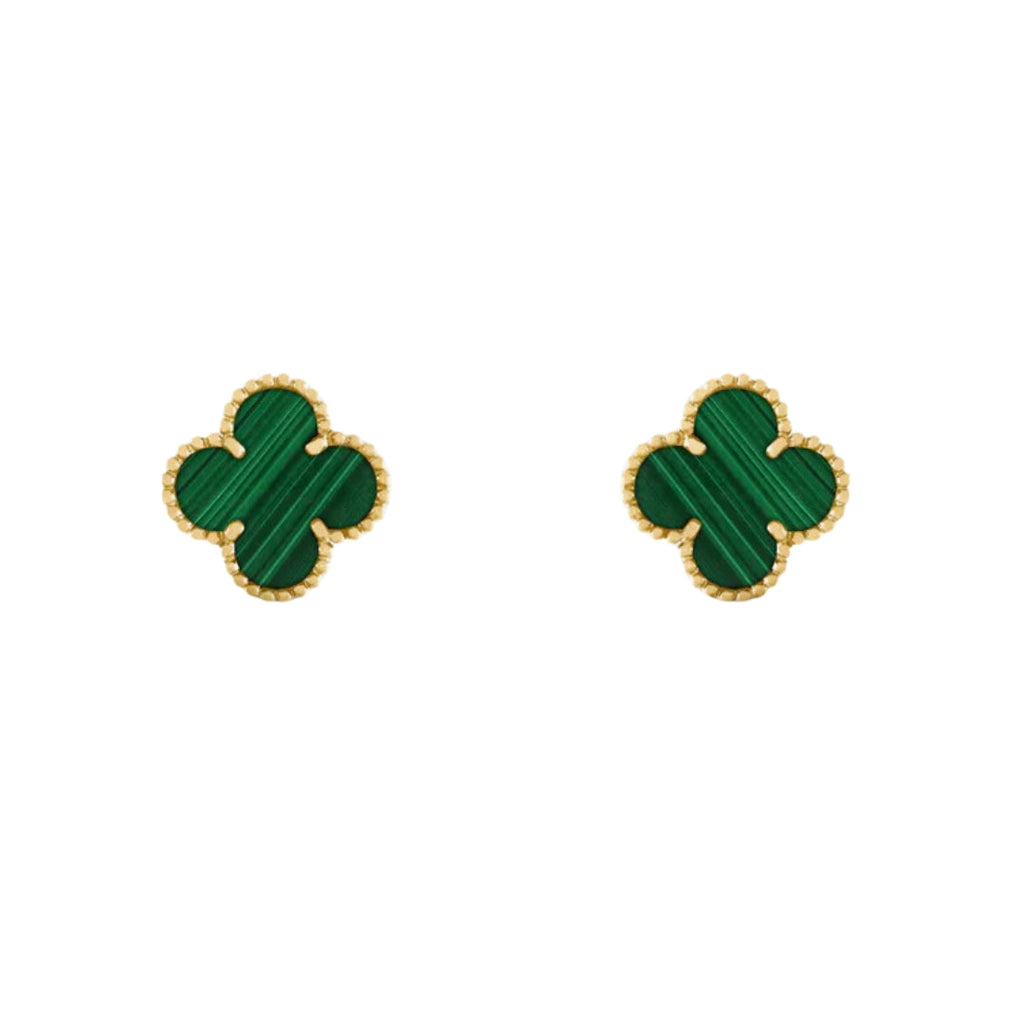 CLOVER | Ohrringe Grün