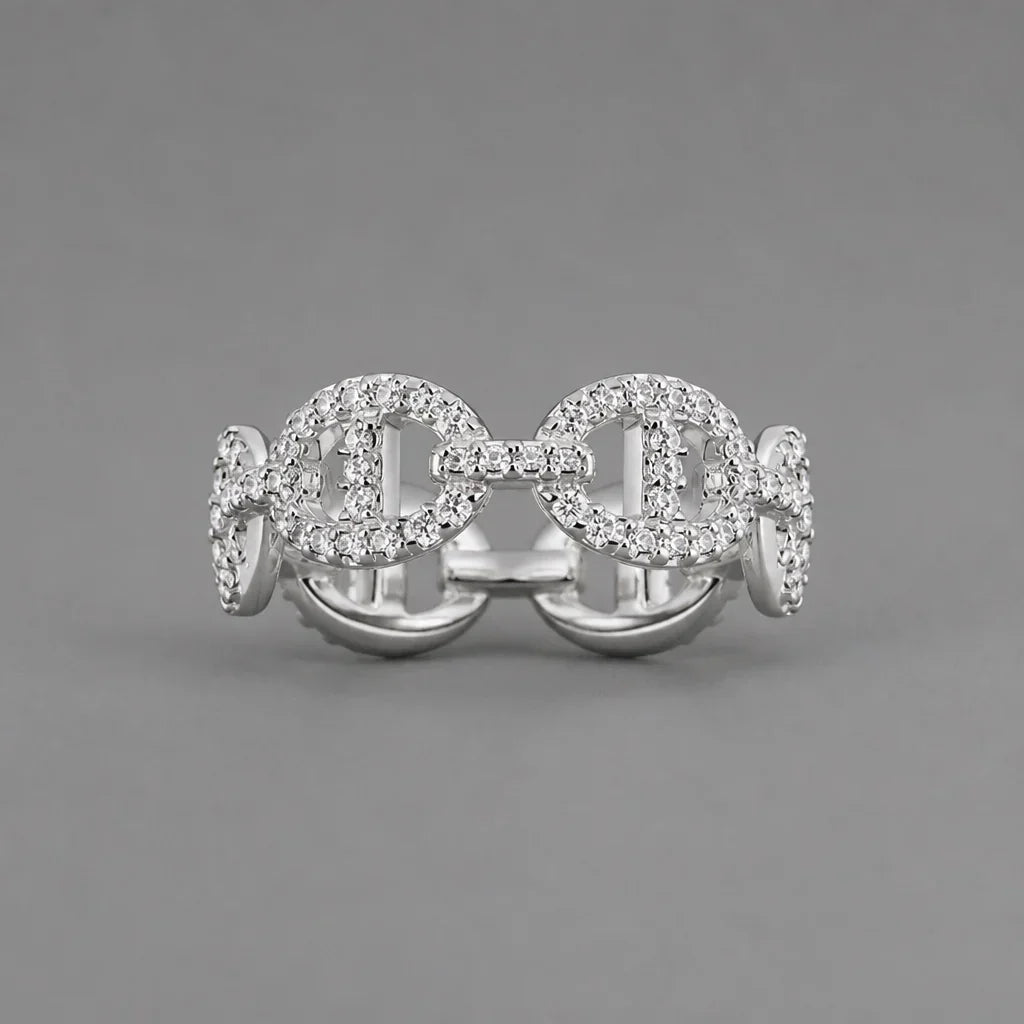 Isla Marina Gold Kristalle Ring