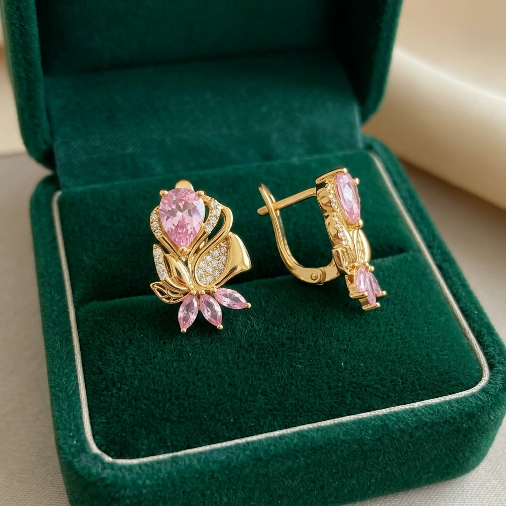 Amorette Rosenblatt Ohrringe