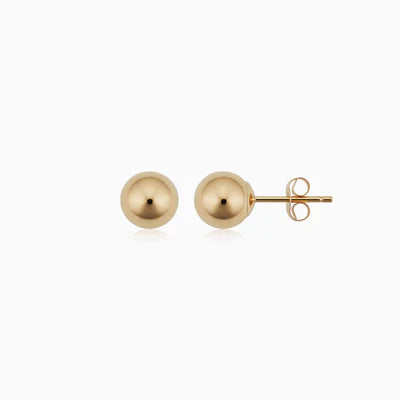 Haben Sie einen Ball Weißgold Ohrstecker