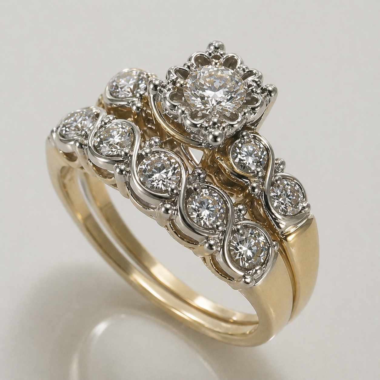 Vintage Gold Funkelring