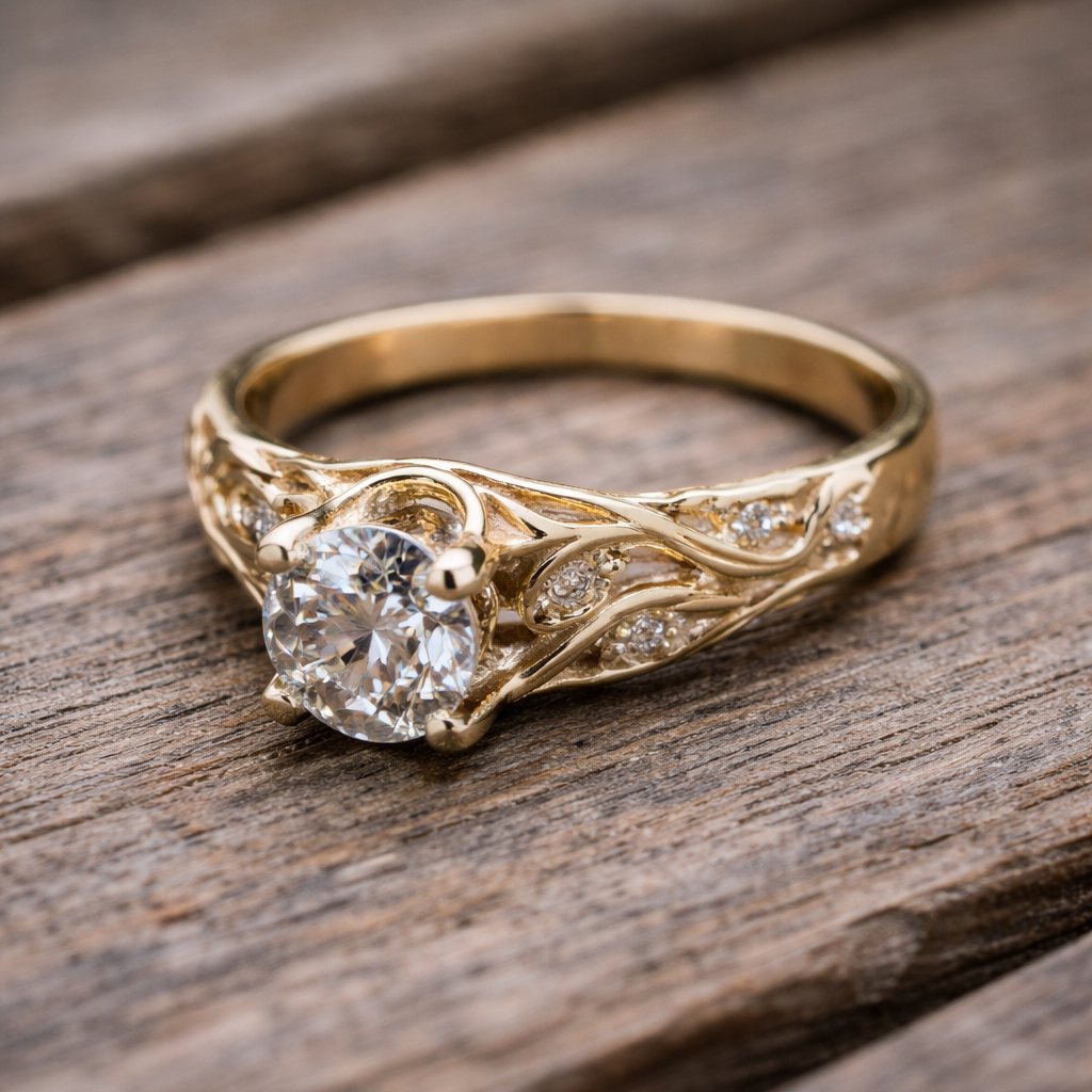 Exotischer Zirkonia Statement-Ring