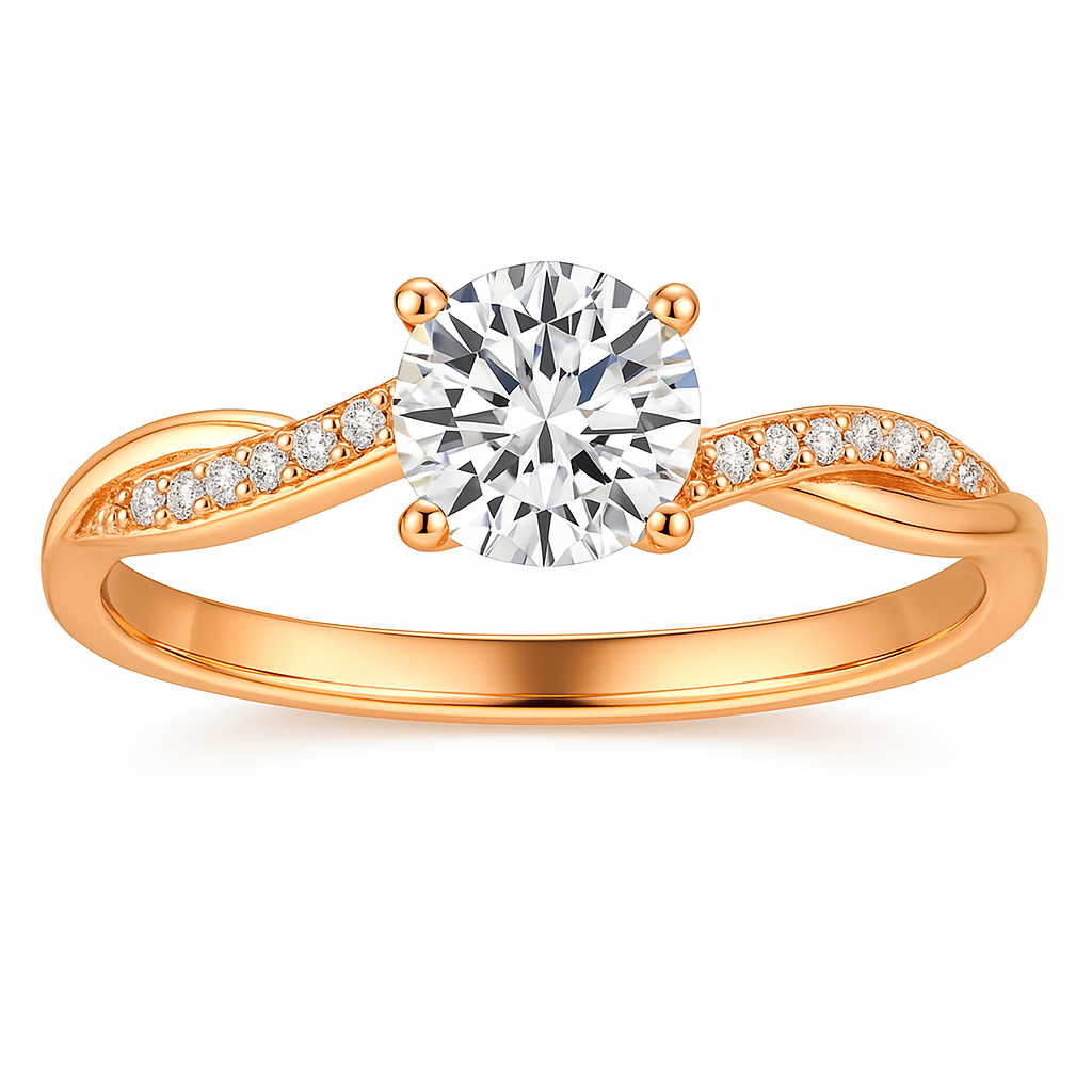 Le Jane Kristall Goldring