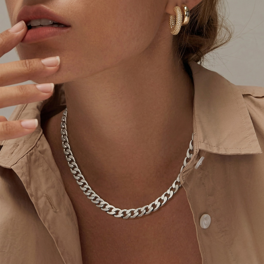 Halskette – Kräftige Cuban-Link-Kette