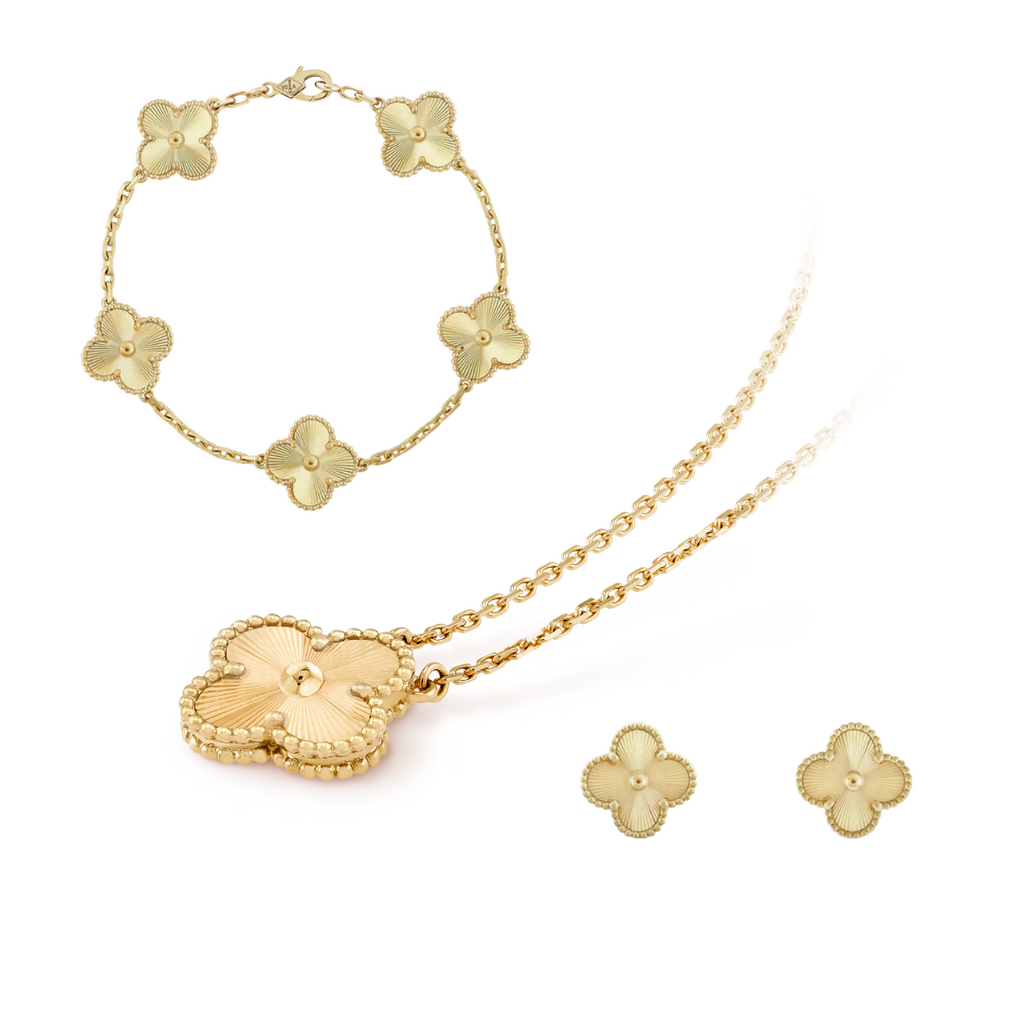 CLOVER | Schmuckset Premium Gold Bundle