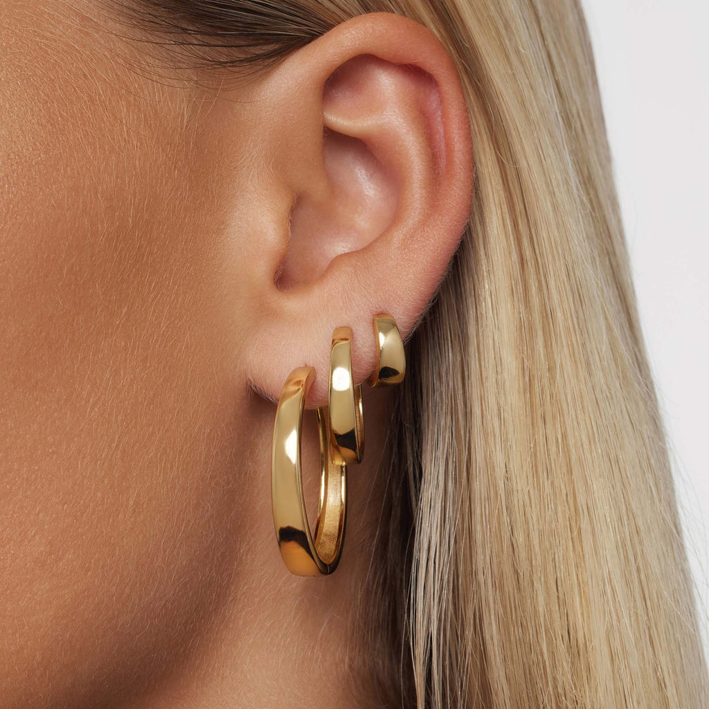 Gia Gold Statement Creolen