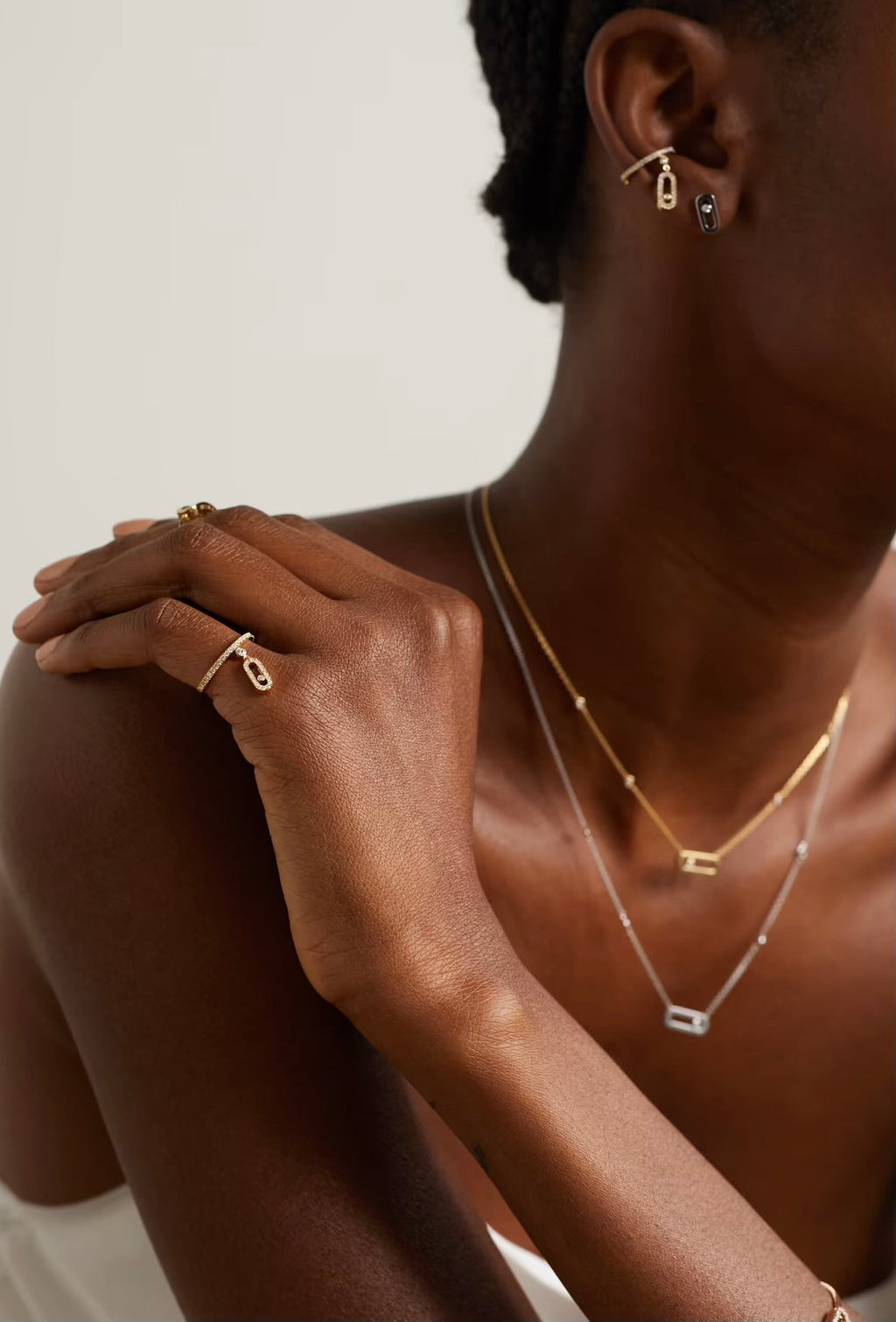 EXCLUSIVE | Ring Chaira Dangling Diamanté