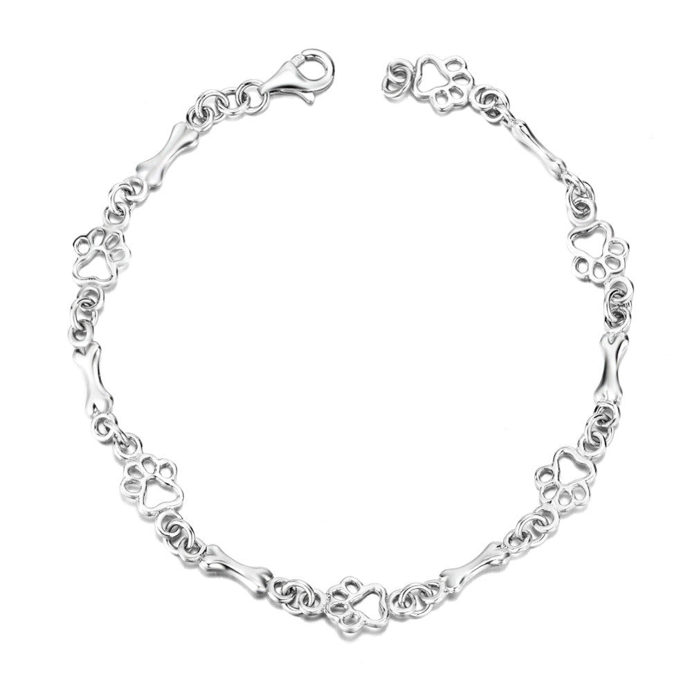 Hundepfoten Charm-Armband