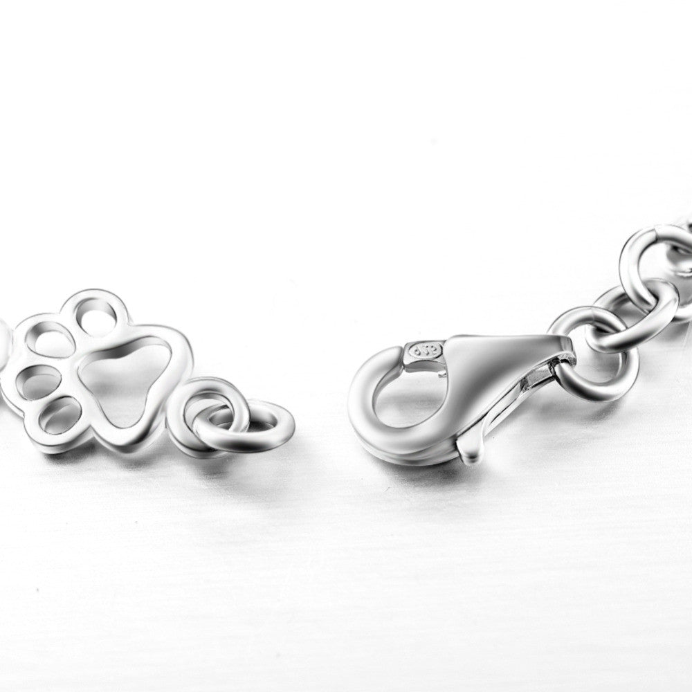 Hundepfoten Charm-Armband