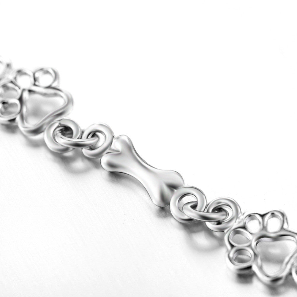 Hundepfoten Charm-Armband