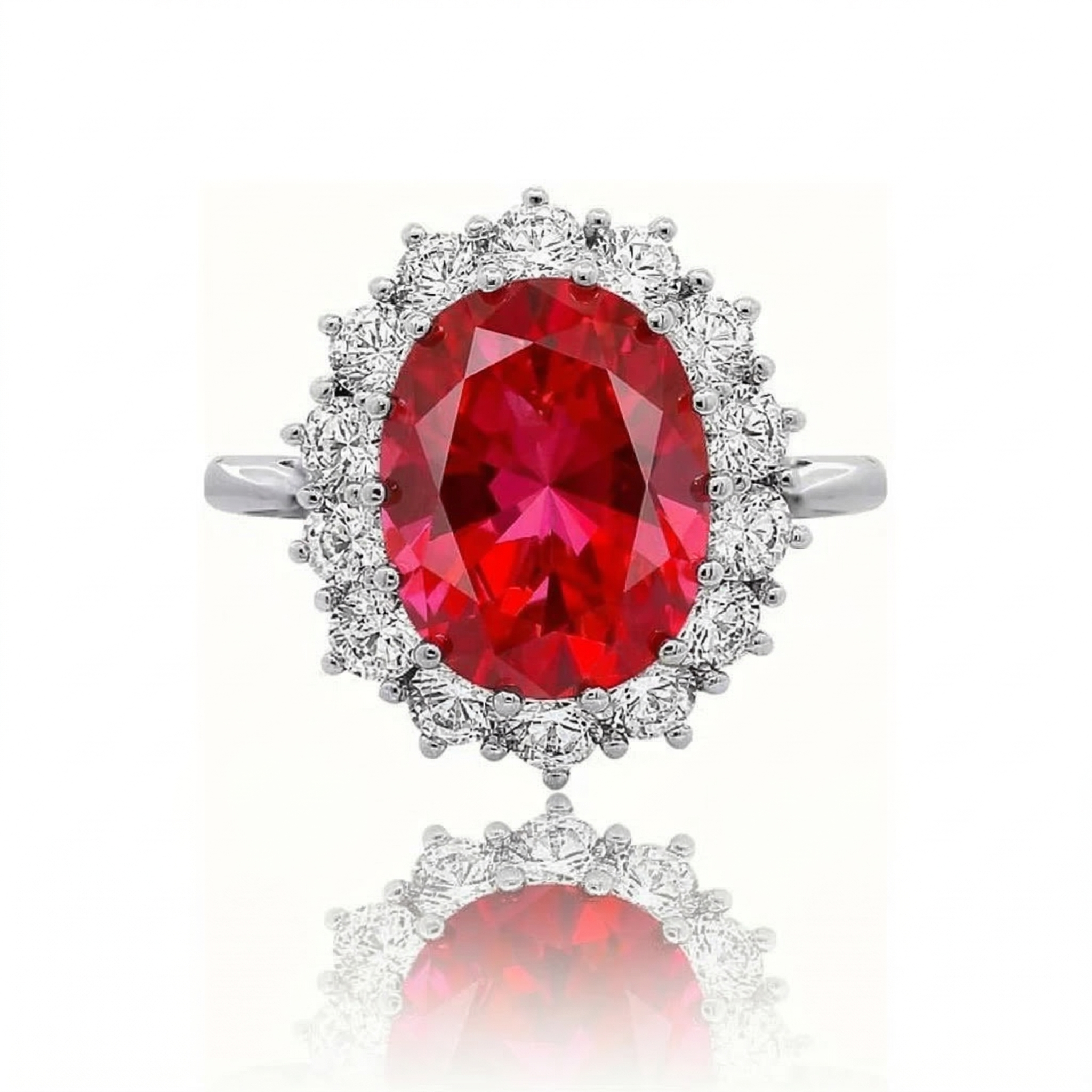 Scarlet Crown Rubinkring