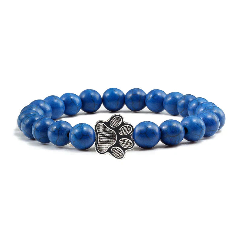Kristall-Pfoten Perlenarmband