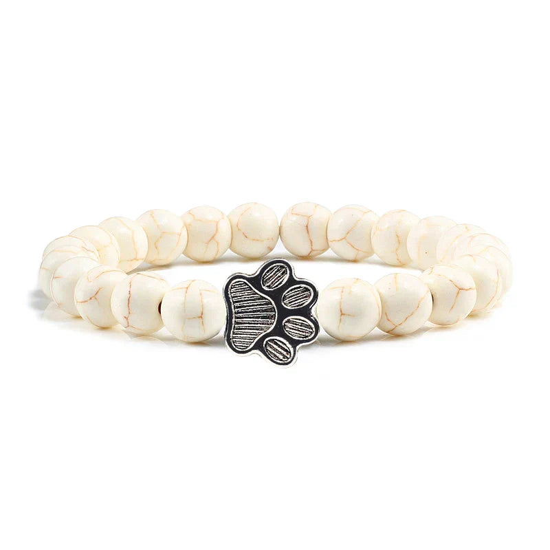 Kristall-Pfoten Perlenarmband