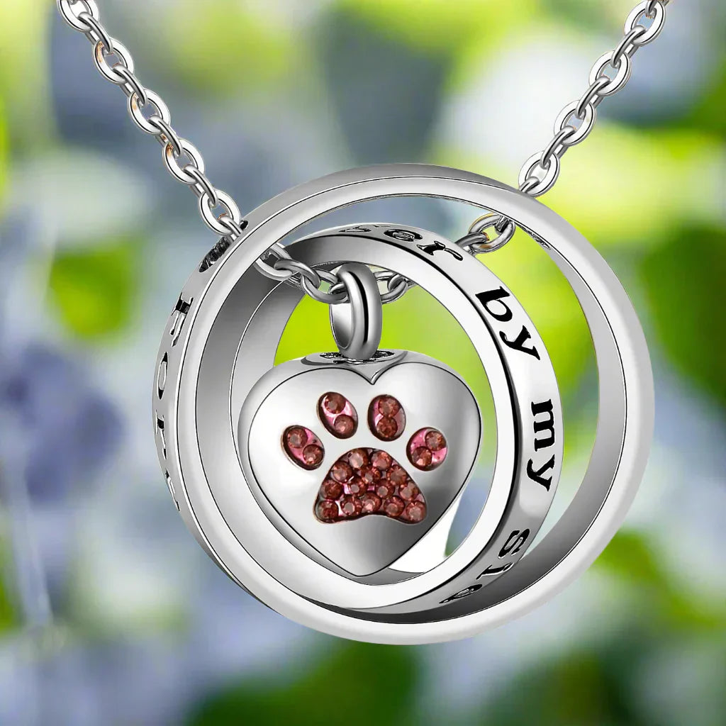 Memorial Paw Pendant Necklace