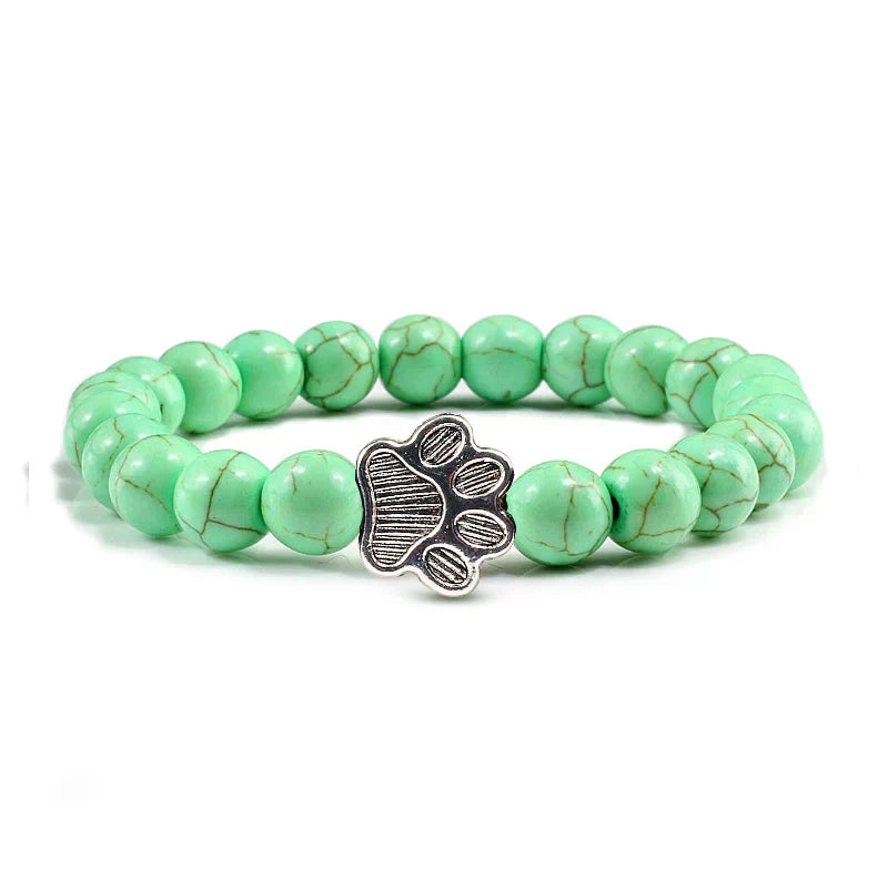Kristall-Pfoten Perlenarmband