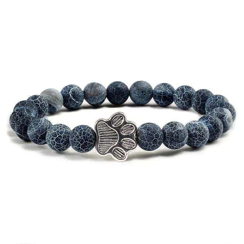 Kristall-Pfoten Perlenarmband