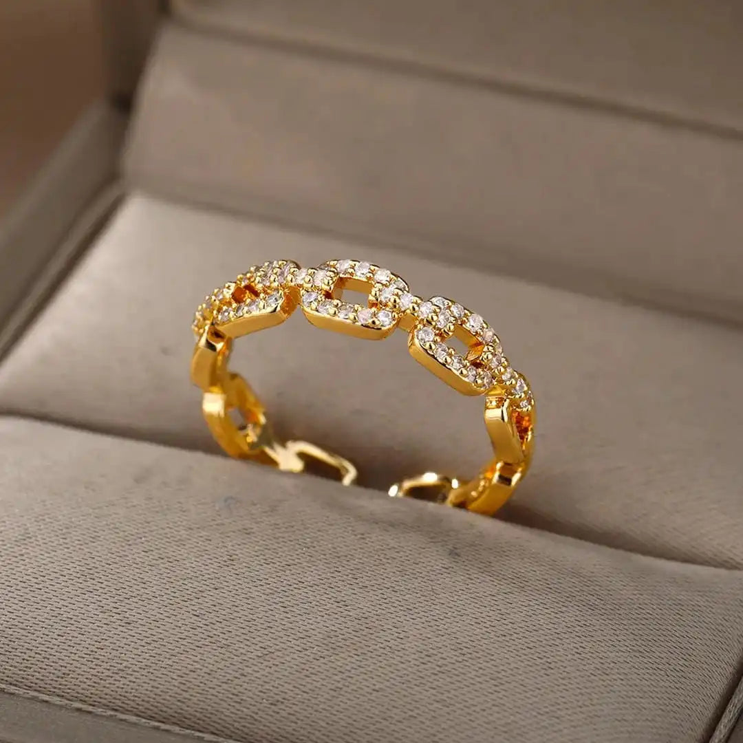 Verona Link Chain Verstellbarer Ring