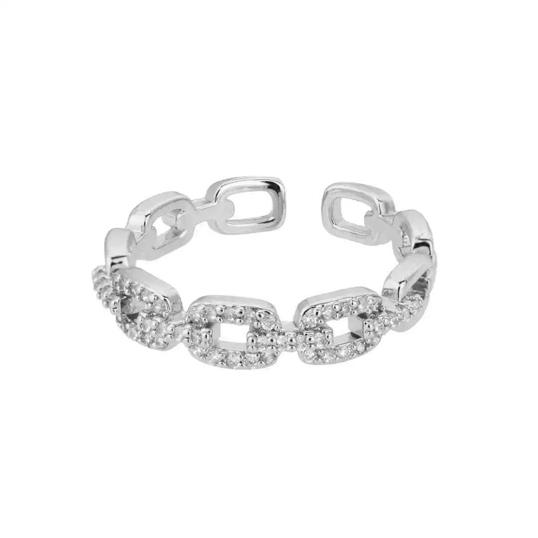 Verona Link Chain Verstellbarer Ring