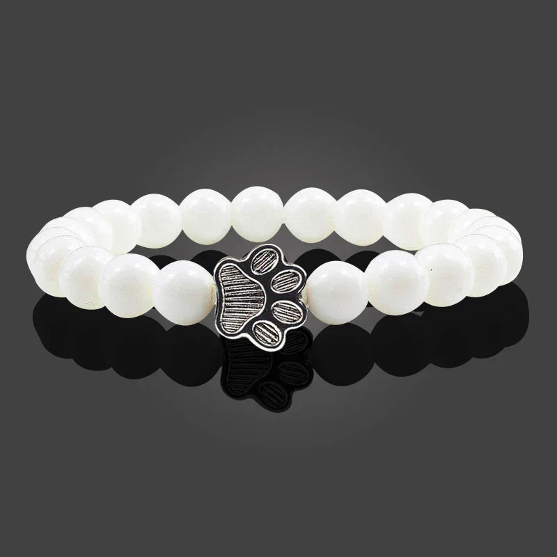Kristall-Pfoten Perlenarmband