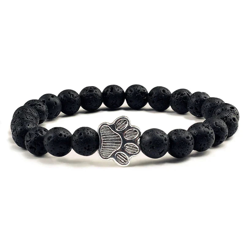 Kristall-Pfoten Perlenarmband