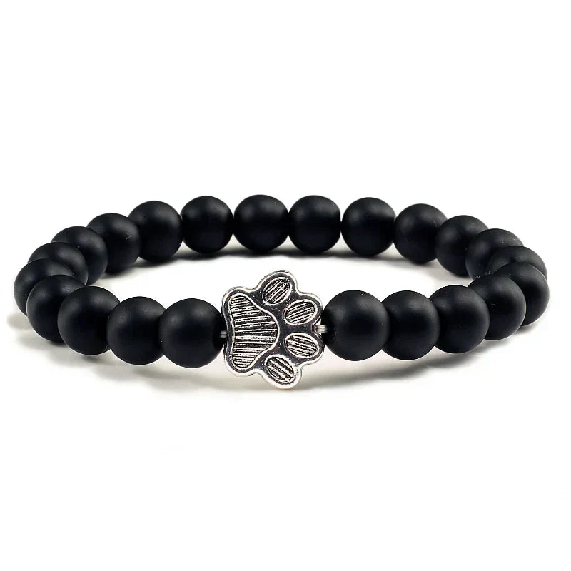 Kristall-Pfoten Perlenarmband