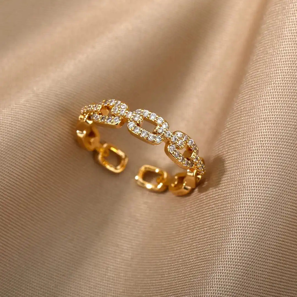 Verona Link Chain Verstellbarer Ring
