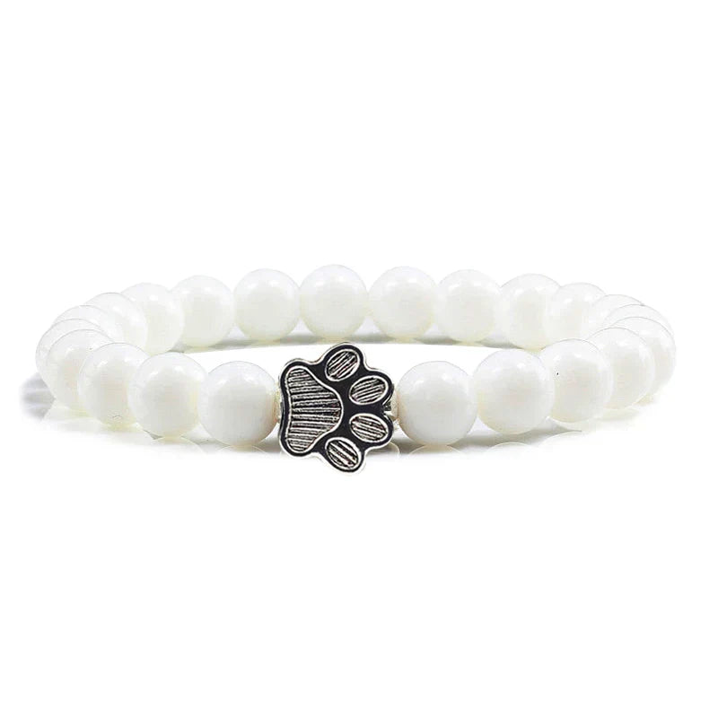 Kristall-Pfoten Perlenarmband