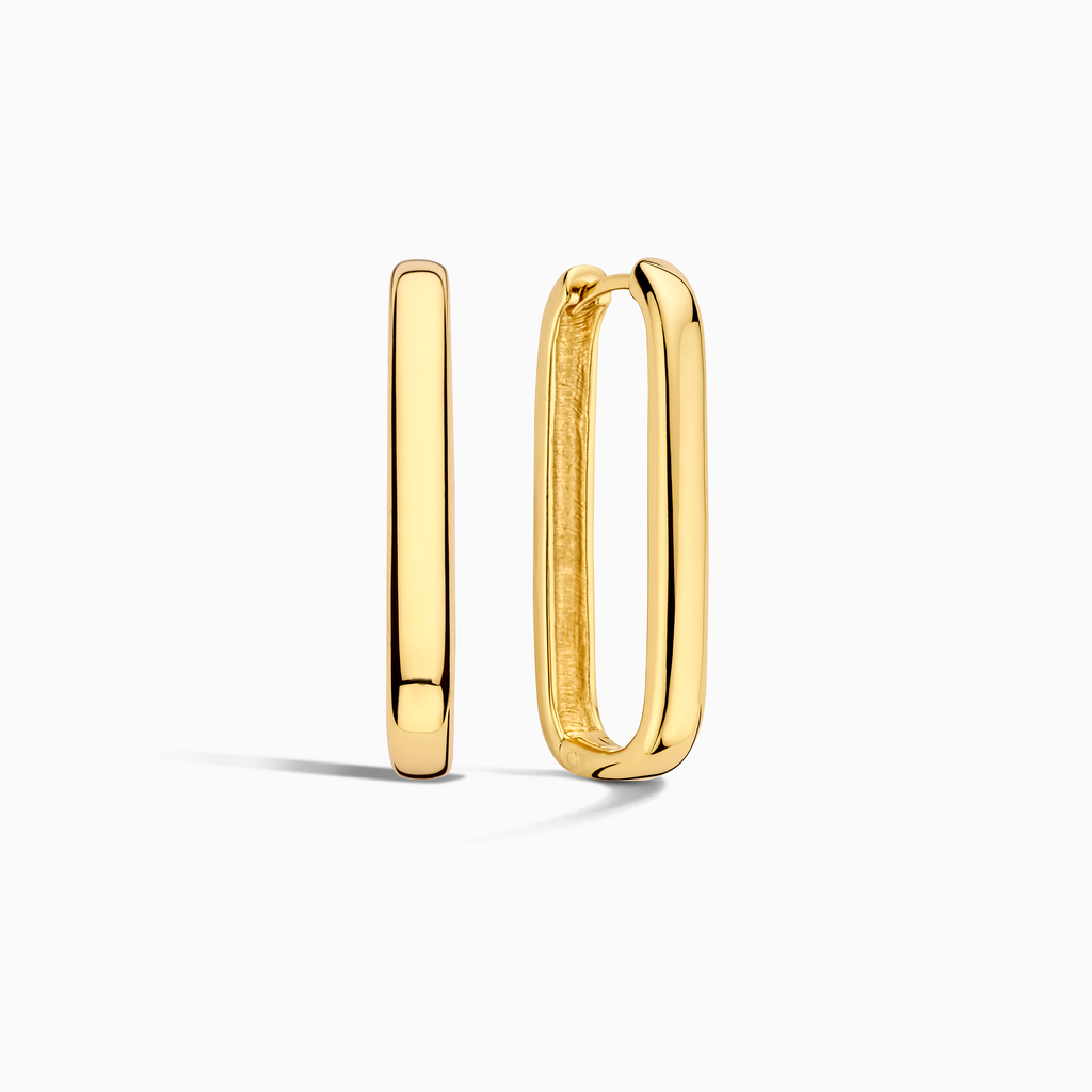 Elegante Ikone Goldene Creolen