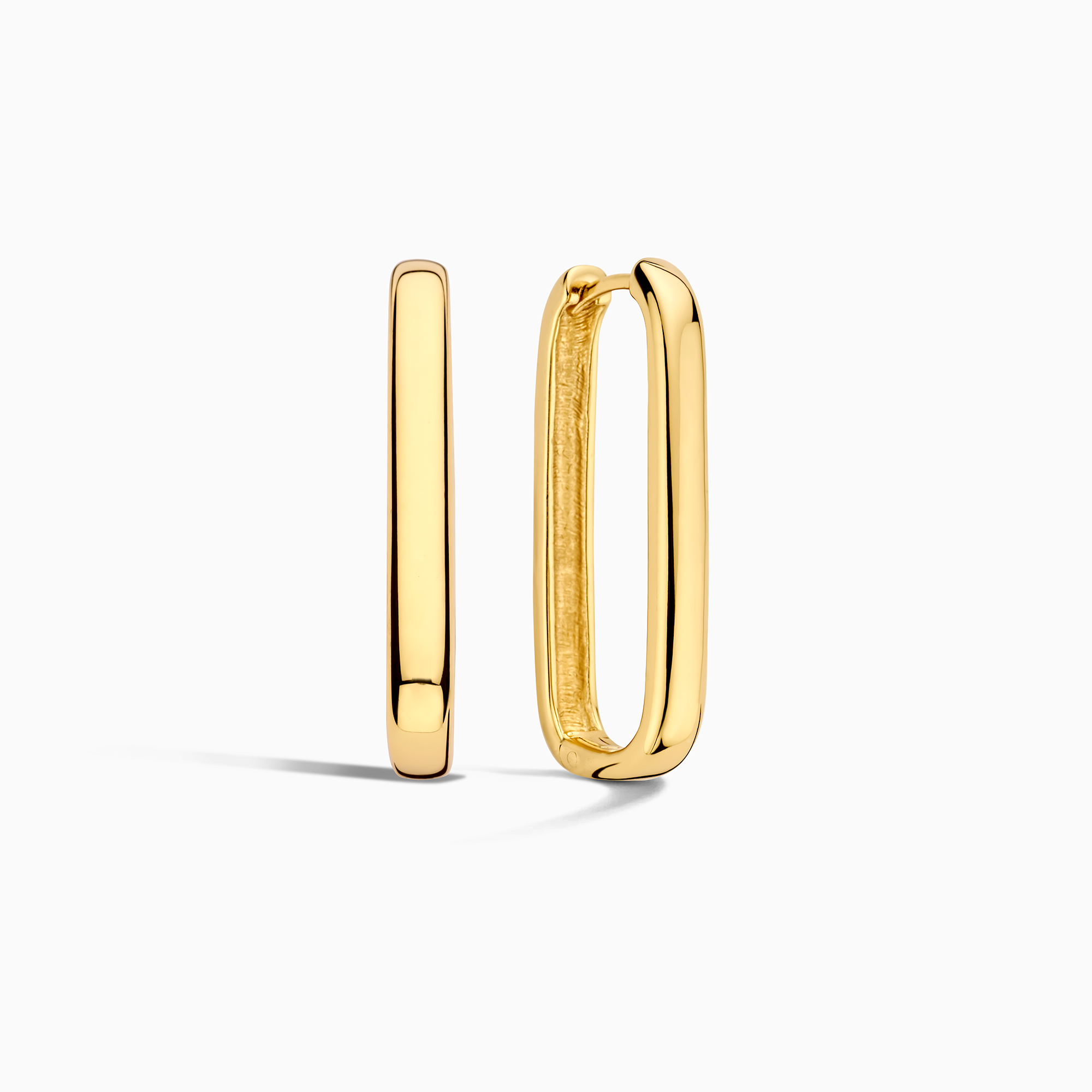 Elegante Ikone Goldene Creolen