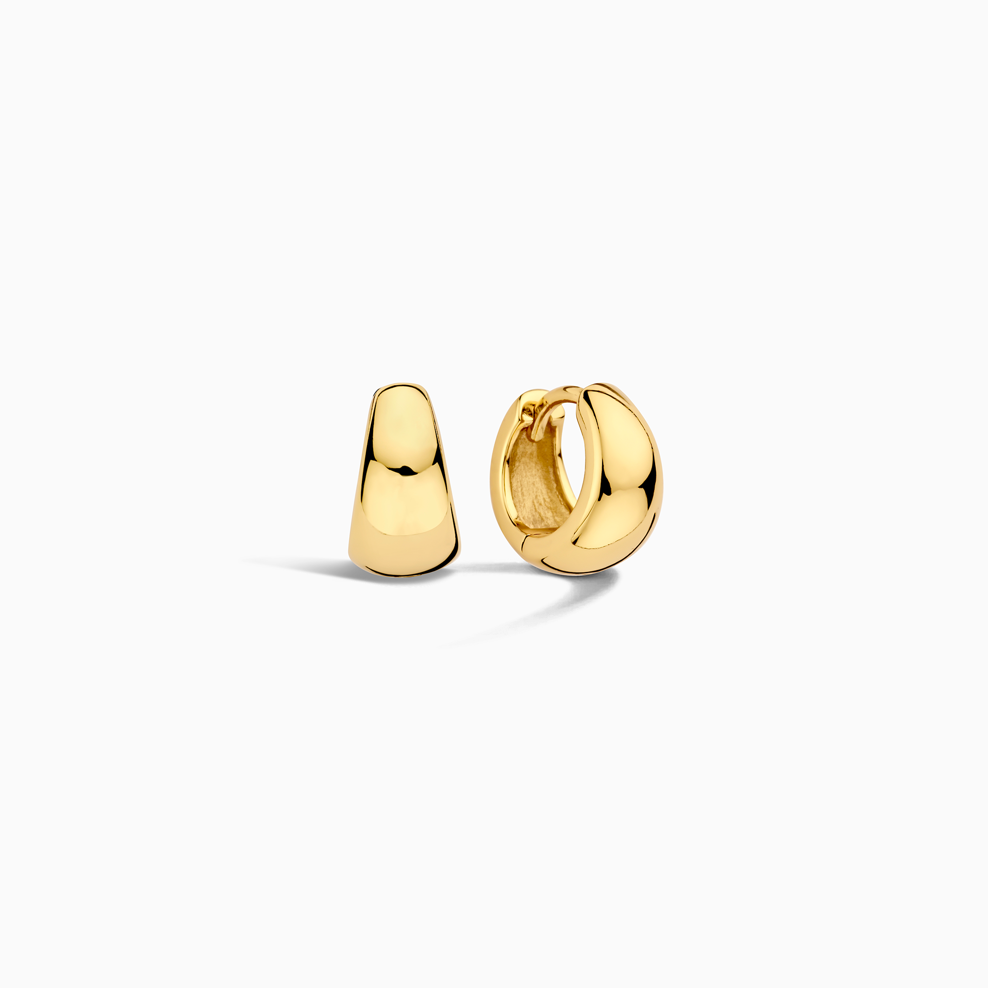 Rue Elegante Goldene Mini-Ohrringe