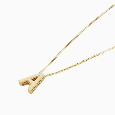 Love Letter Initial Gold Necklace
