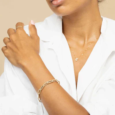 Love Letter Initial Gold Necklace