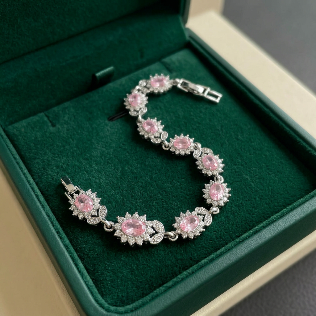 Iridessa Pinkthorn Saphirarmband