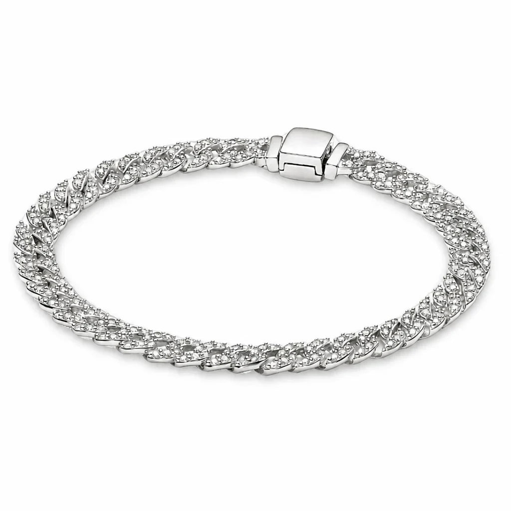 Pave Cuban Gold Bracelet