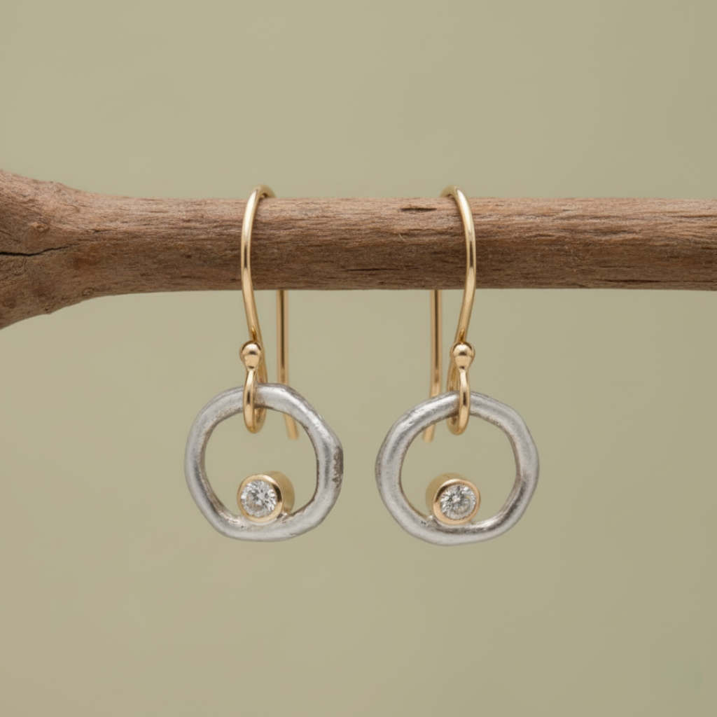 Luxe Vintage Zirkonia Ohrringe