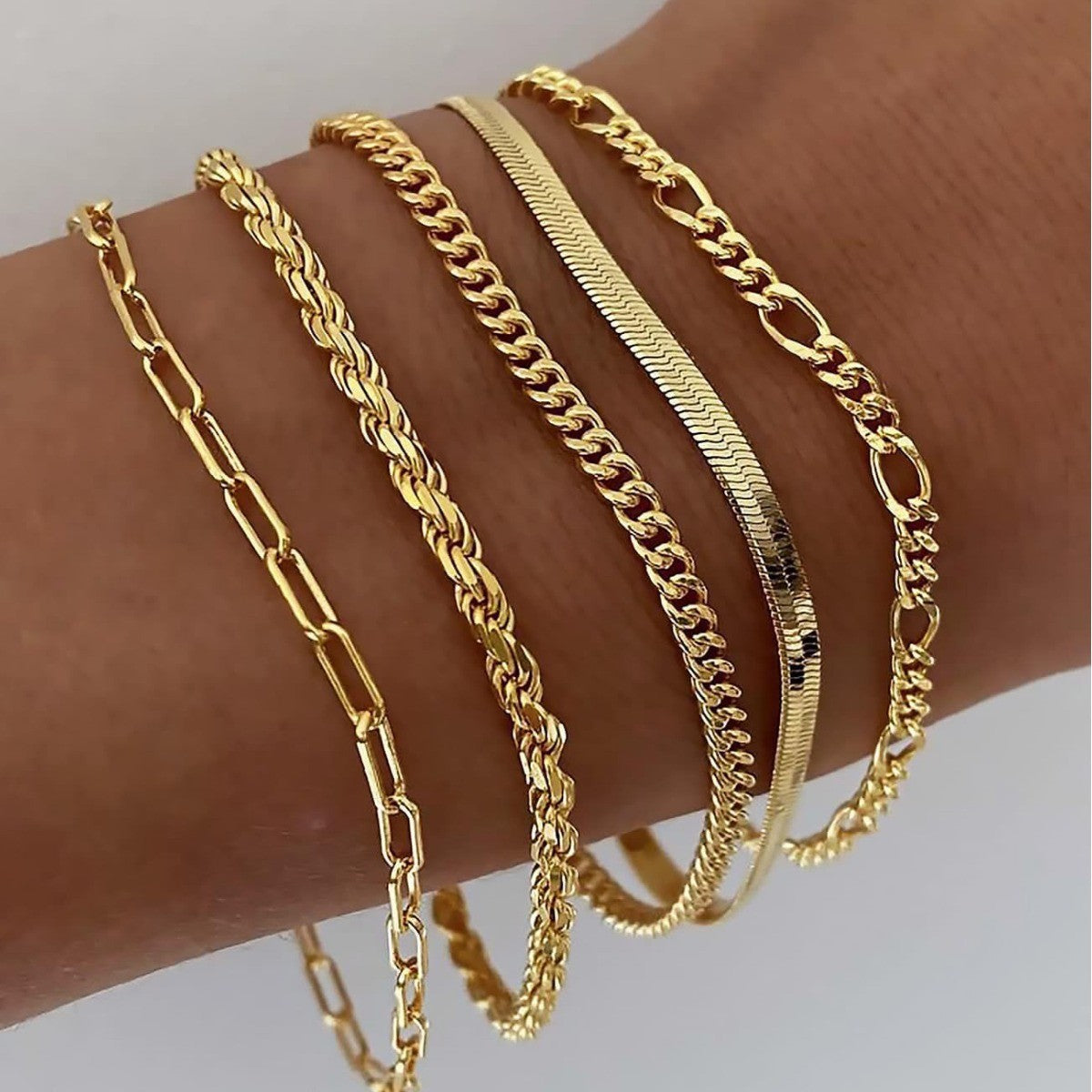 Ellis Renner Armband-Set Gold