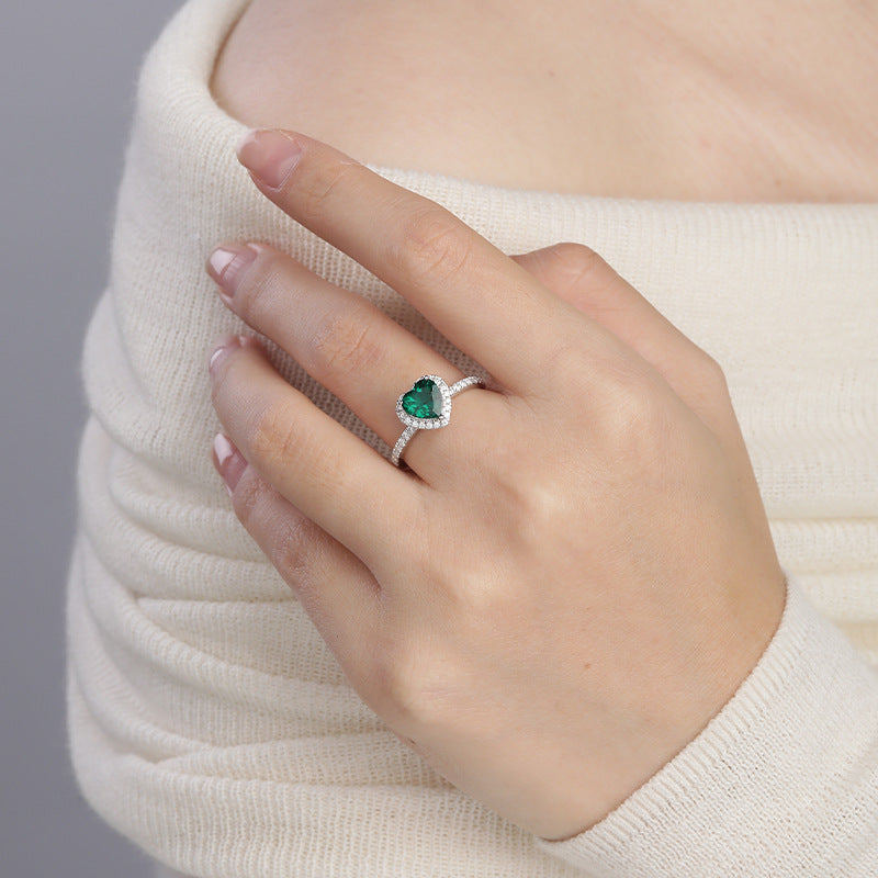 Delara Virenza Herz-Zirkonia-Ring