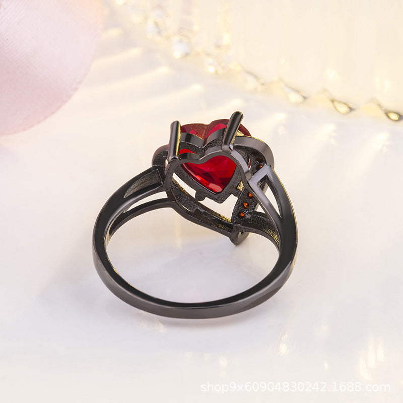 Calindra Rosethorne Ring in Schwarz