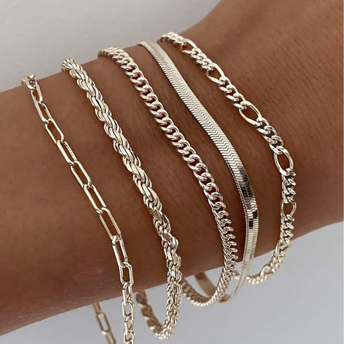 Armband-Set – Elegante Gliederkette