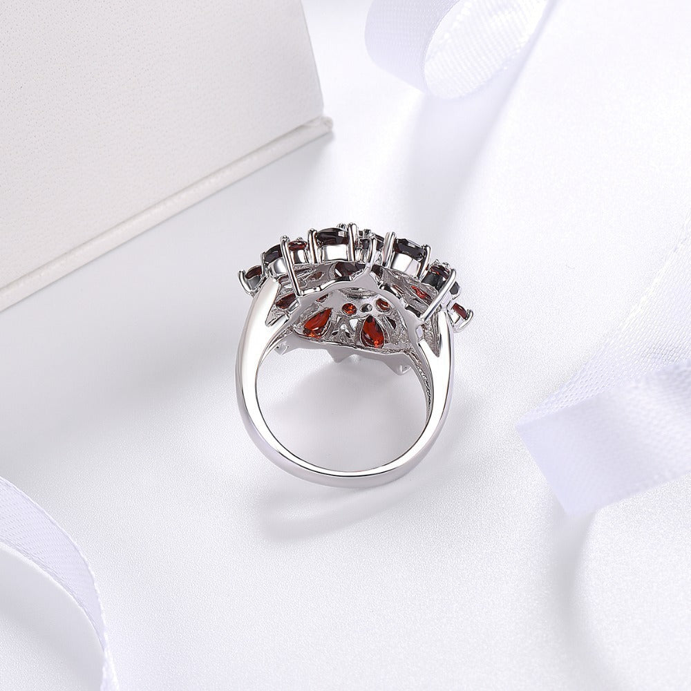Scarlet Petal Ring