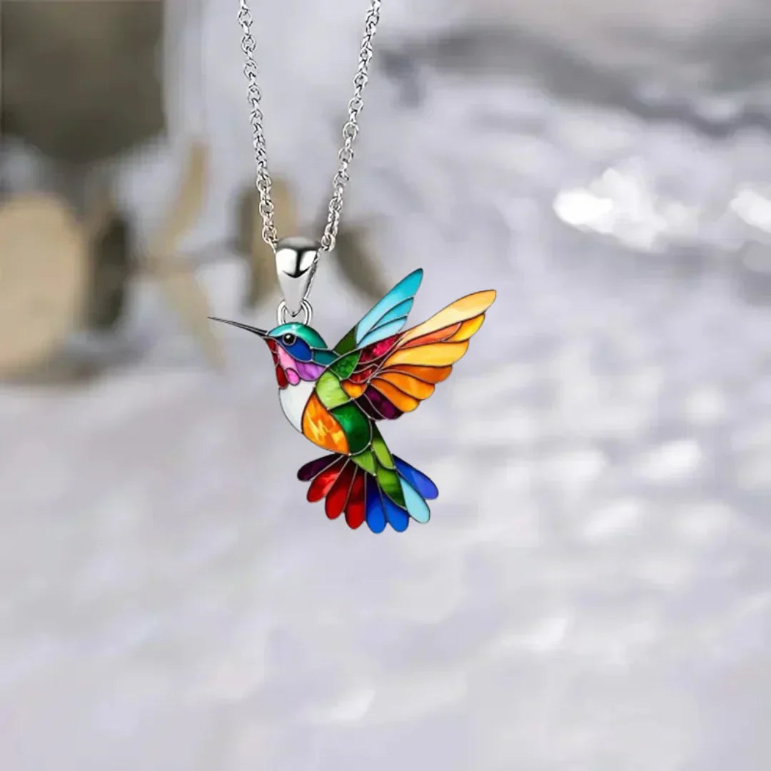 Antikes Kolibri-Halsband