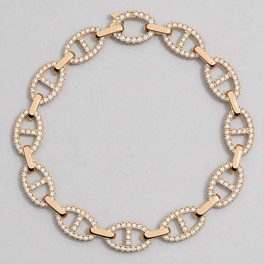 Isla Marina Weißgold Klassisches Armband