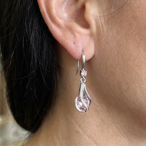 Rosalith Lumen Twist Ohrringe